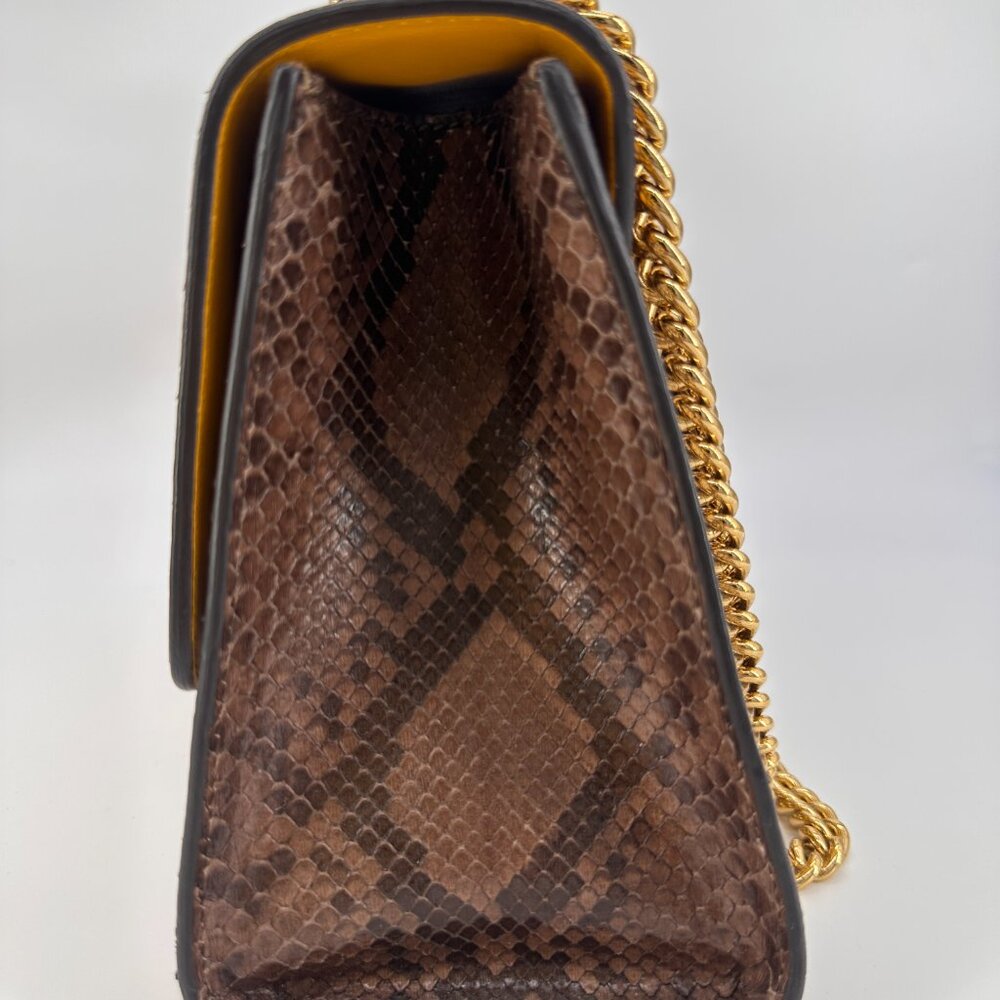 Gucci Python Medium Padlock Shoulder Bag - Picture 7 of 14